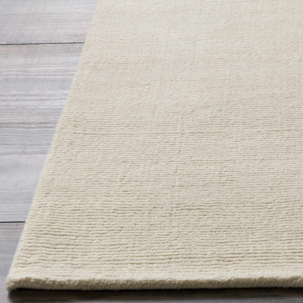 Hauteloom Brockton BROCK Beige Loom Knotted Wool Rug