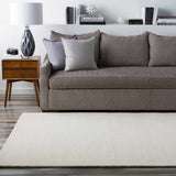 Hauteloom Brockton BROCK Beige Loom Knotted Wool Rug