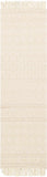 Hauteloom Brothers BROT White Woven/Flatwoven Wool Rug