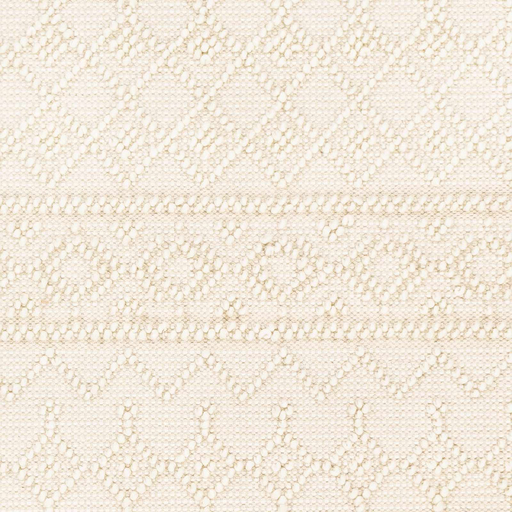 Hauteloom Brothers BROT White Woven/Flatwoven Wool Rug