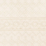 Hauteloom Brothers BROT White Woven/Flatwoven Wool Rug