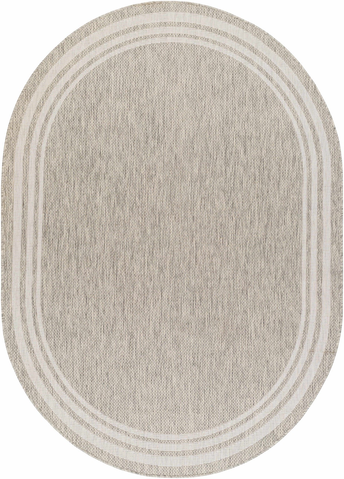 Hauteloom Burradoo BRRVC Gray Machine Made Polypropylene Rug