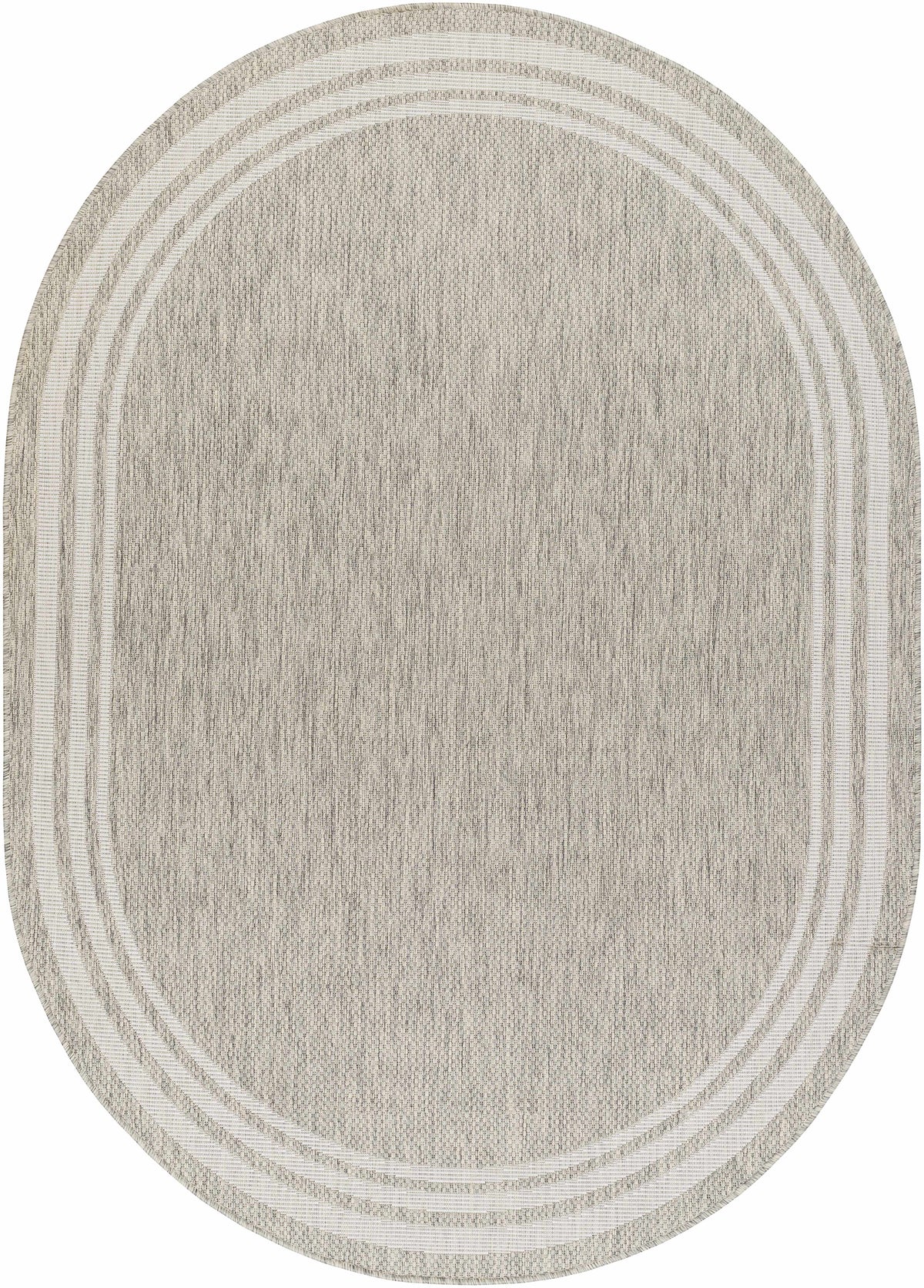 Hauteloom Burradoo BRRVC Gray Machine Made Polypropylene Rug
