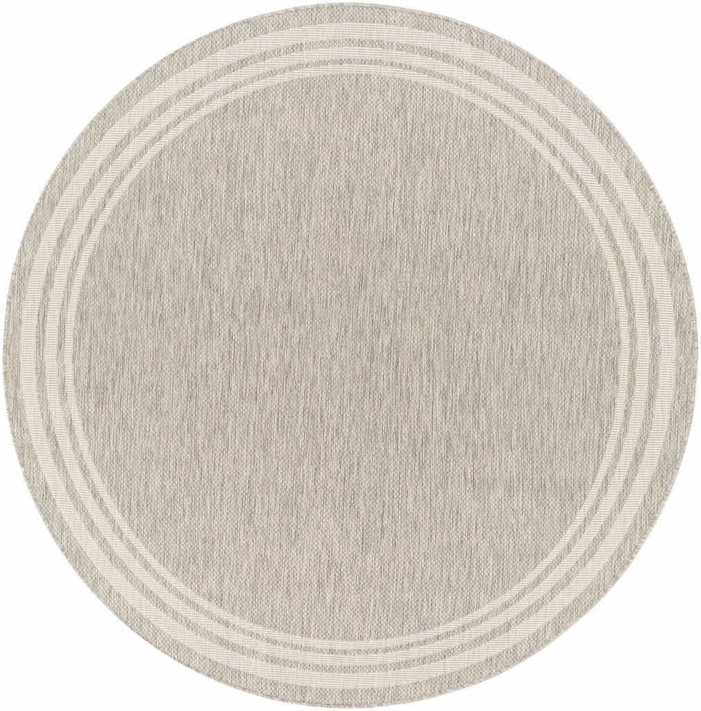 Hauteloom Burradoo BRRVC Gray Machine Made Polypropylene Rug