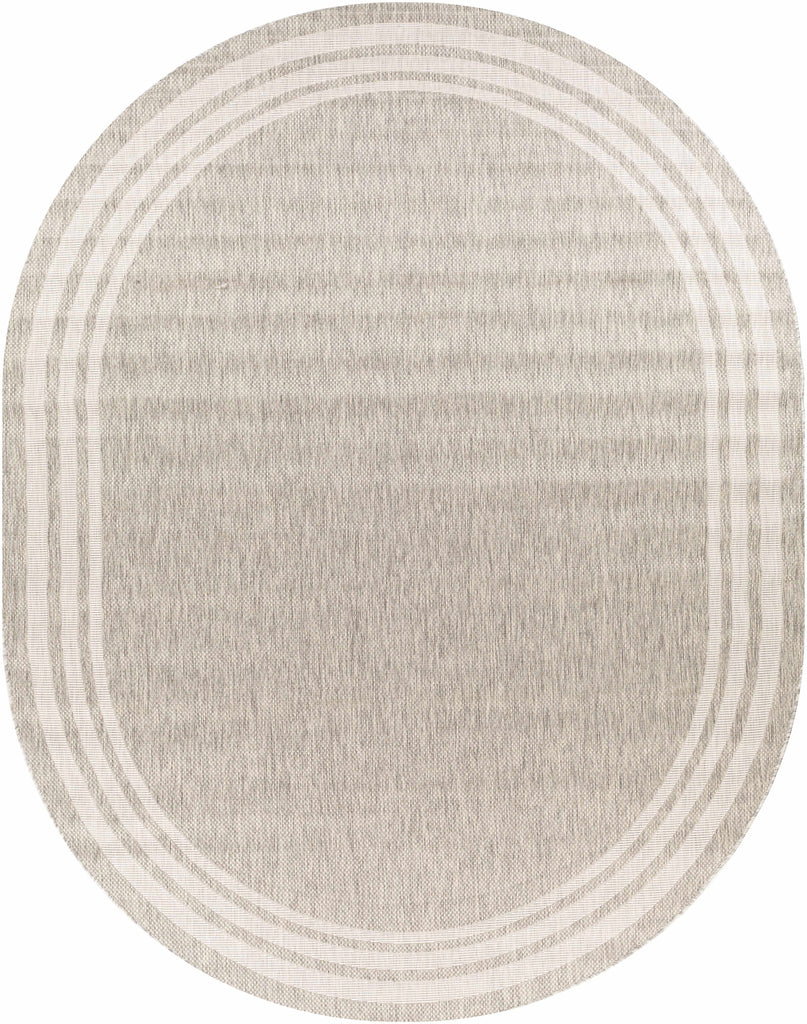 Hauteloom Burradoo BRRVC Gray Machine Made Polypropylene Rug