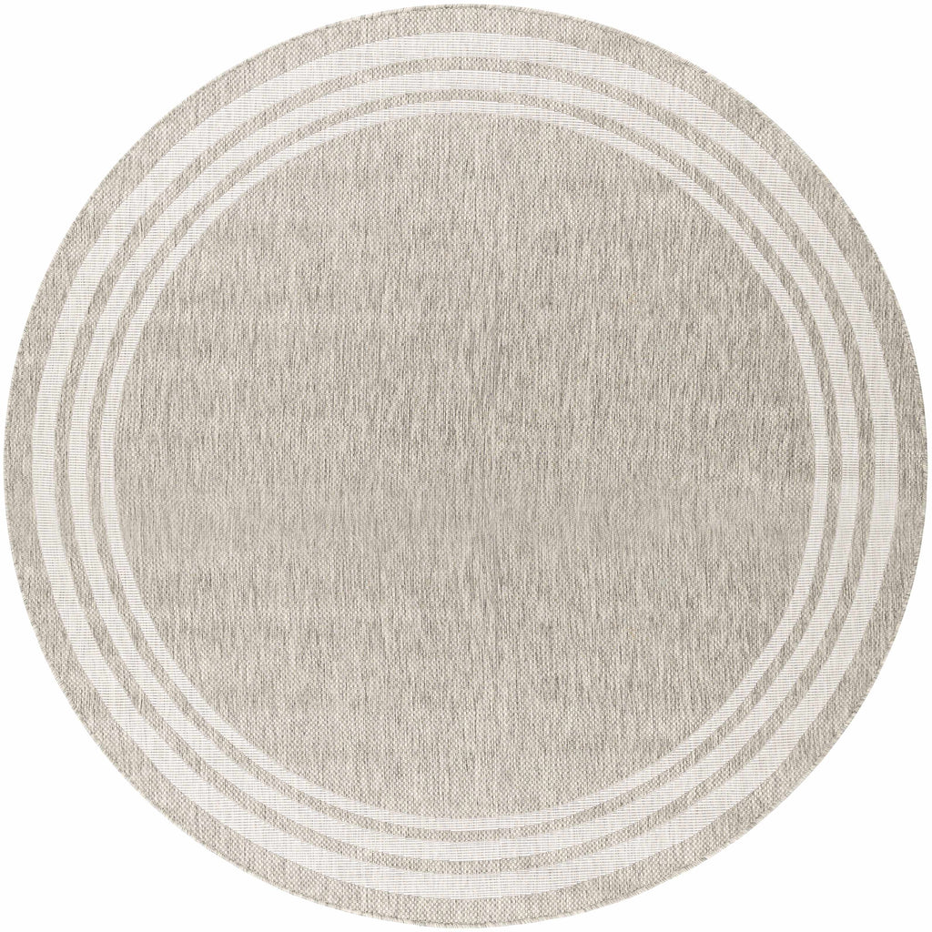 Hauteloom Burradoo BRRVC Gray Machine Made Polypropylene Rug