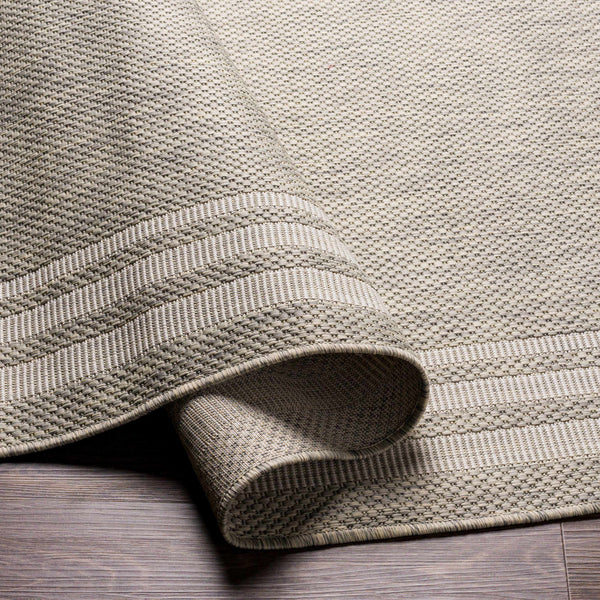Hauteloom Burradoo BRRVC Gray Machine Made Polypropylene Rug