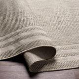 Hauteloom Burradoo BRRVC Gray Machine Made Polypropylene Rug