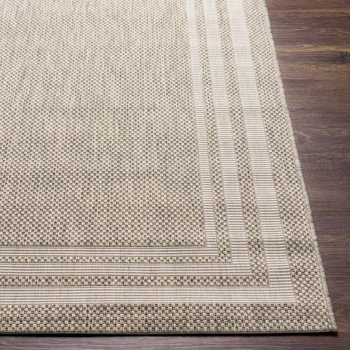 Hauteloom Burradoo BRRVC Gray Machine Made Polypropylene Rug
