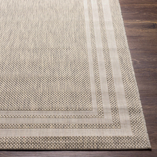Hauteloom Burradoo BRRVC Gray Machine Made Polypropylene Rug