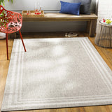 Hauteloom Burradoo BRRVC Gray Machine Made Polypropylene Rug