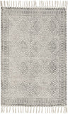 Hauteloom Brushton BRSH Black Woven/Flatwoven Cotton Rug
