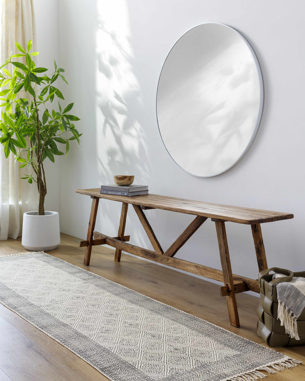Hauteloom Brushton BRSH Black Woven/Flatwoven Cotton Rug