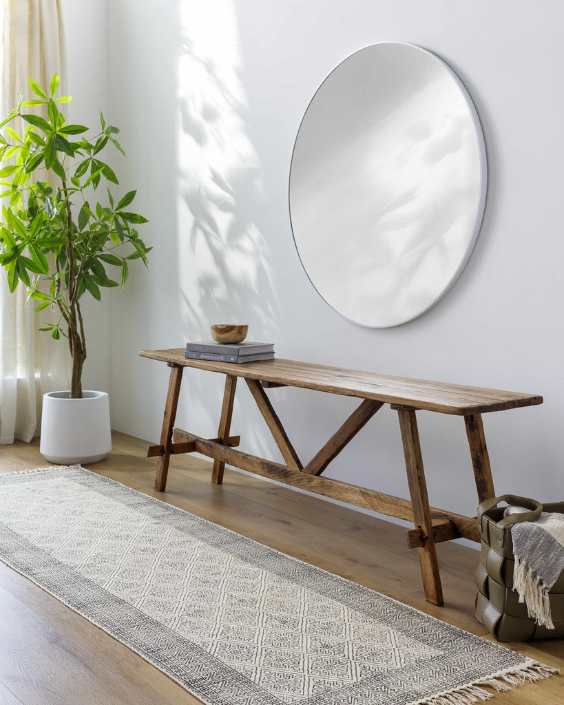 Hauteloom Brushton BRSH Black Woven/Flatwoven Cotton Rug