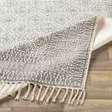 Hauteloom Brushton BRSH Black Woven/Flatwoven Cotton Rug
