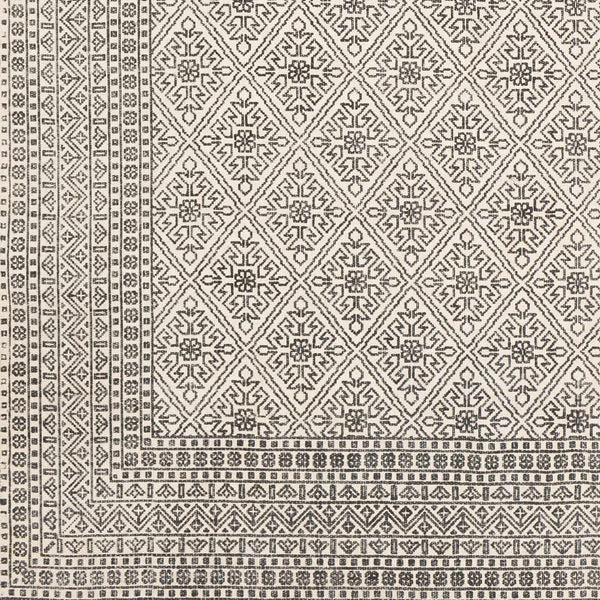 Hauteloom Brushton BRSH Black Woven/Flatwoven Cotton Rug