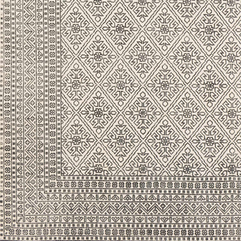 Hauteloom Brushton BRSH Black Woven/Flatwoven Cotton Rug