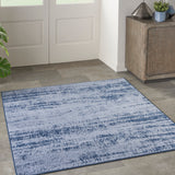 nourison nourison essentials nre03 denim rug