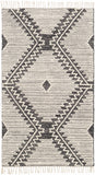Hauteloom Brownhills BRWNH Black Woven/Flatwoven Cotton Rug
