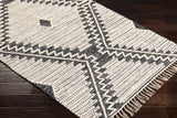 Hauteloom Brownhills BRWNH Black Woven/Flatwoven Cotton Rug