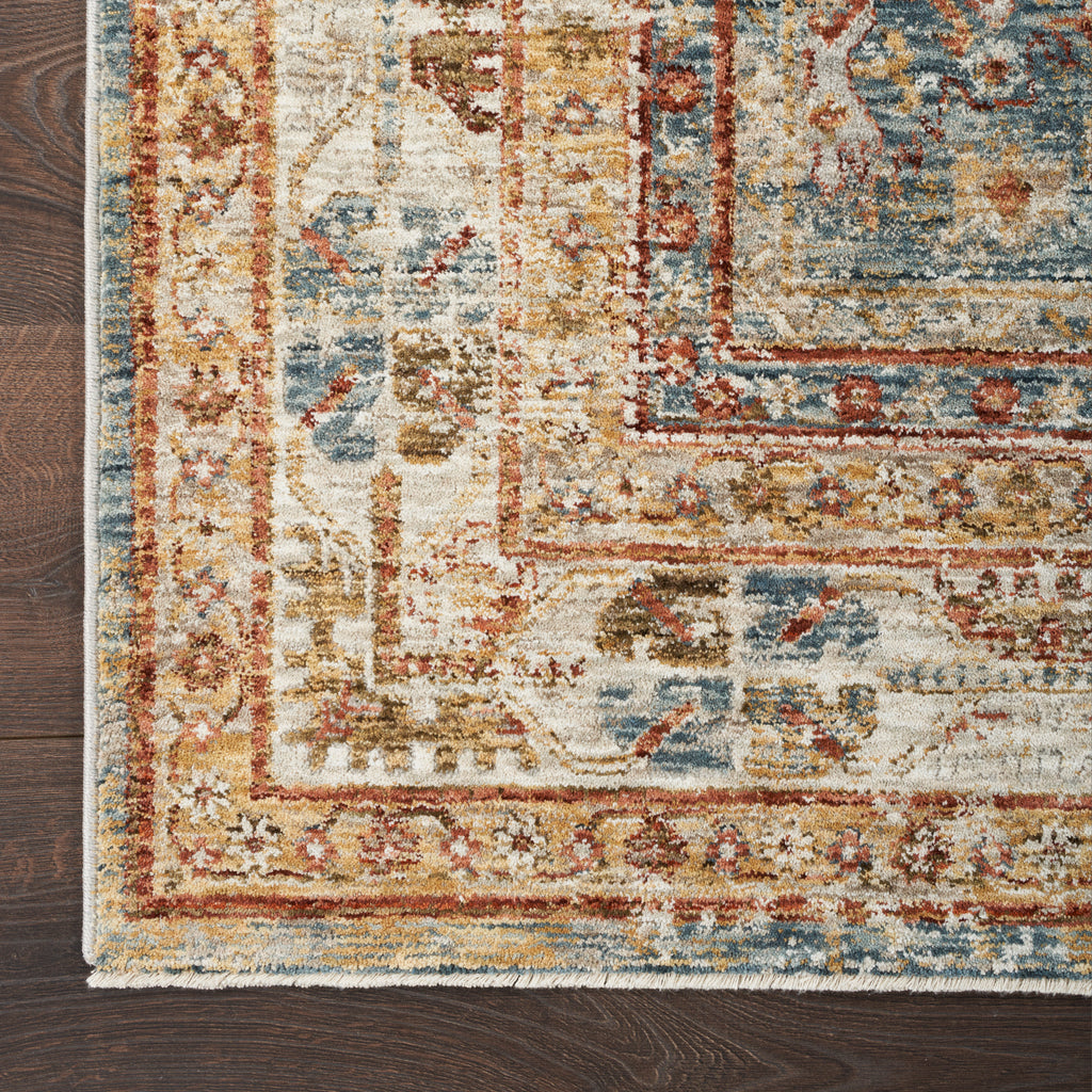 nourison sahar shr01 blue rug