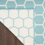 nourison twist reversible tws01 aqua rug