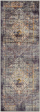 Hauteloom Basiad BSD Dark Purple Machine Made Polyester Rug
