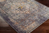 Hauteloom Basiad BSD Dark Purple Machine Made Polyester Rug