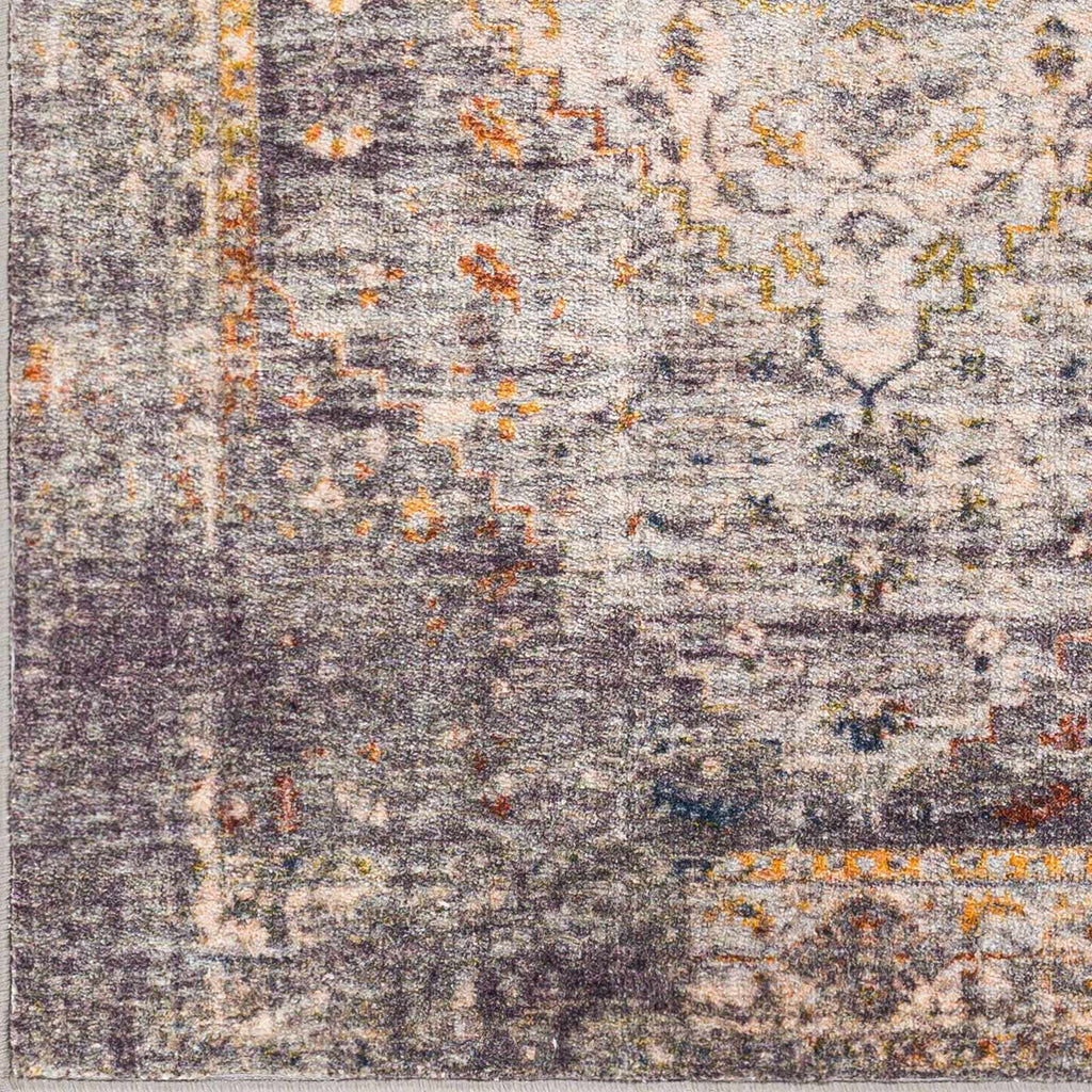 Hauteloom Basiad BSD Dark Purple Machine Made Polyester Rug