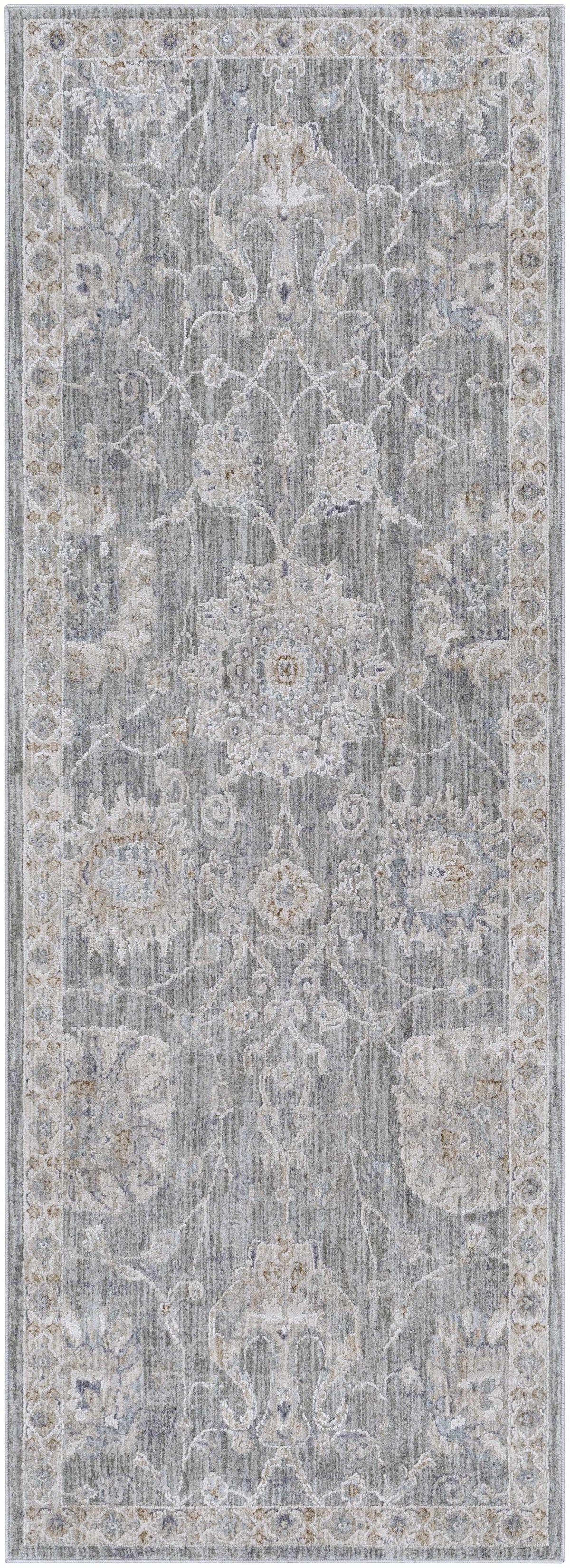 Hauteloom Monterey BTHAY Light Gray Machine Made Polyester Rug