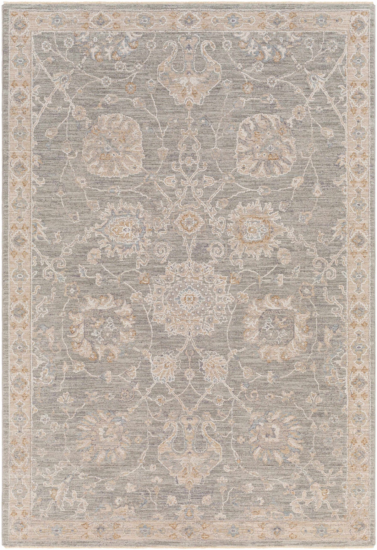 Hauteloom Monterey BTHAY Light Gray Machine Made Polyester Rug