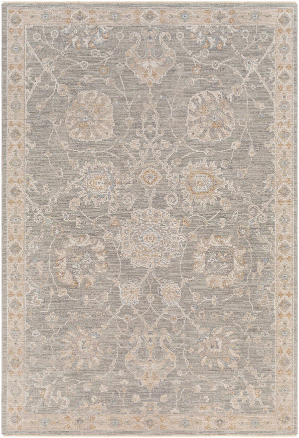 Hauteloom Monterey BTHAY Light Gray Machine Made Polyester Rug
