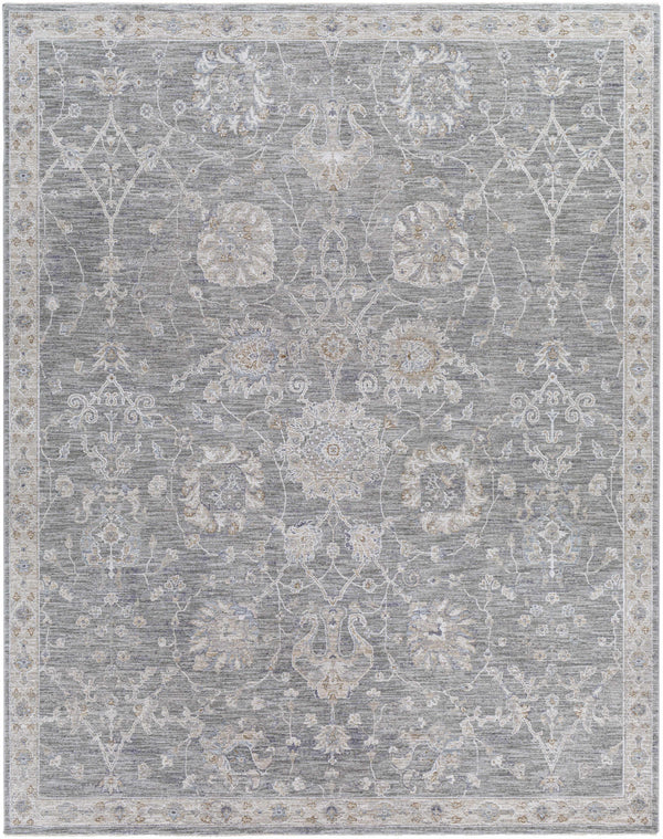Hauteloom Monterey BTHAY Light Gray Machine Made Polyester Rug