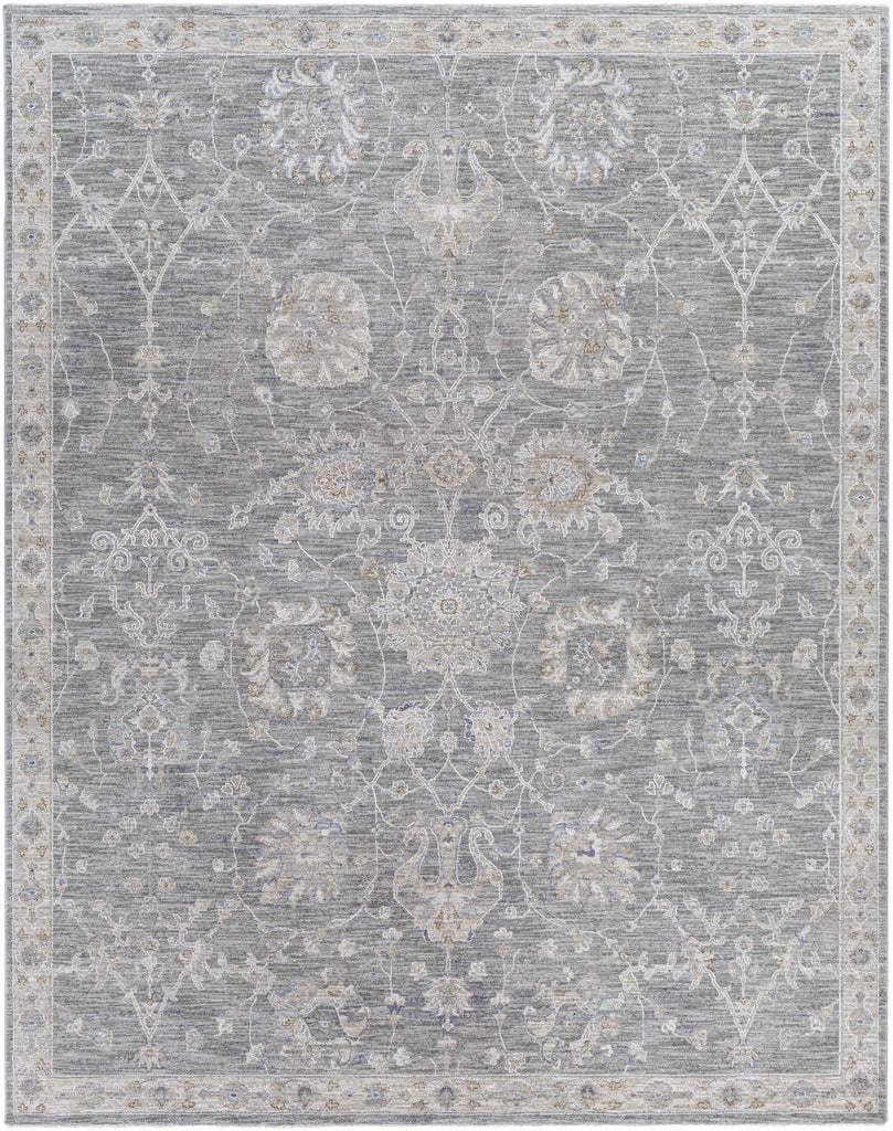 Hauteloom Monterey BTHAY Light Gray Machine Made Polyester Rug