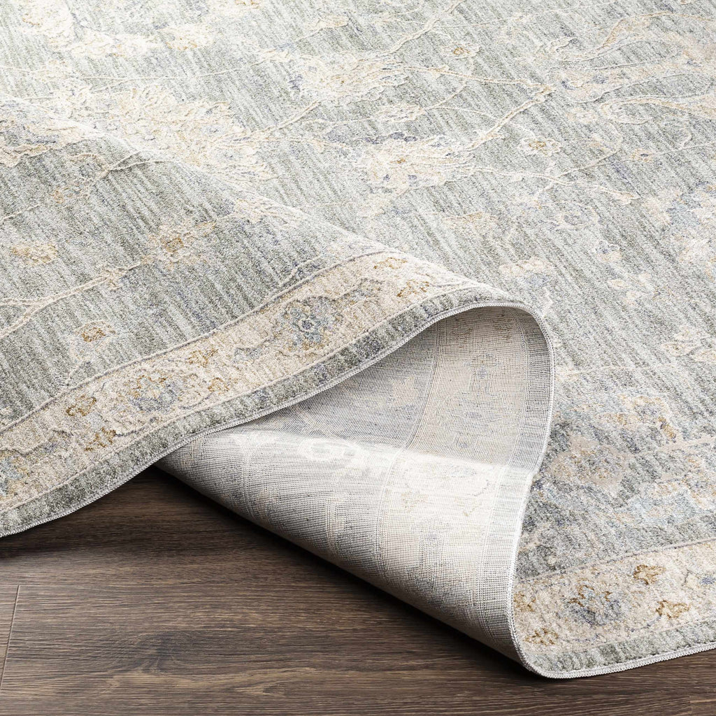 Hauteloom Monterey BTHAY Light Gray Machine Made Polyester Rug