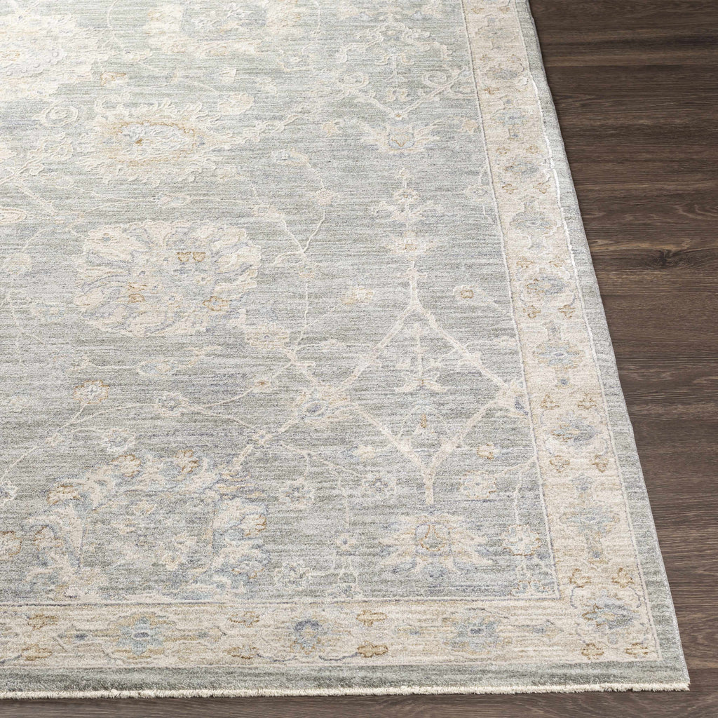 Hauteloom Monterey BTHAY Light Gray Machine Made Polyester Rug
