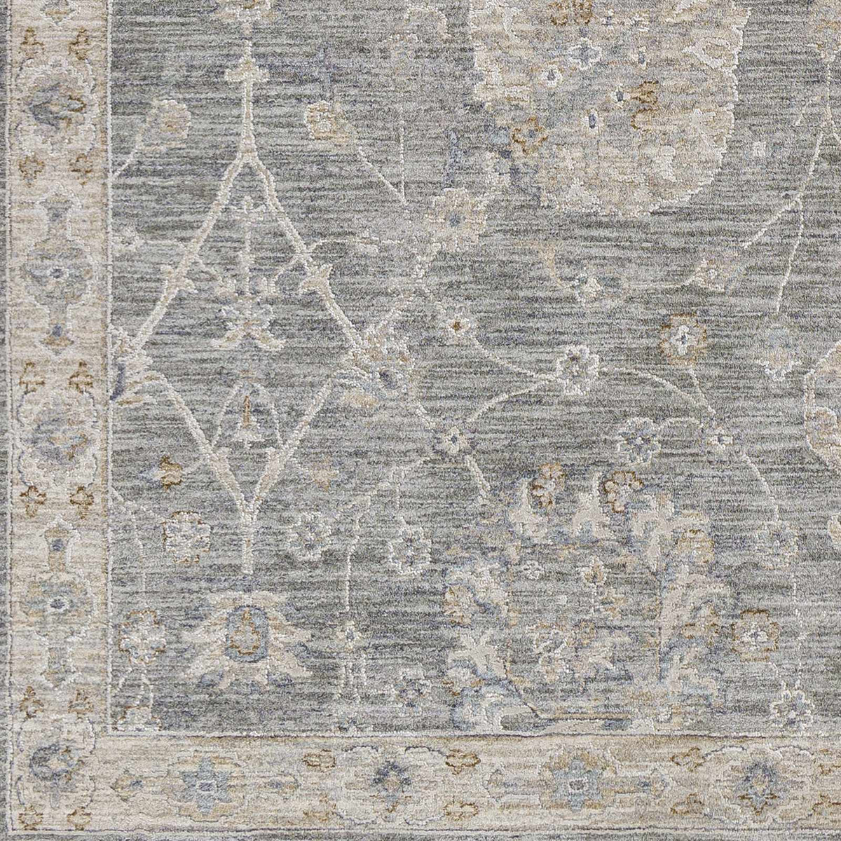 Hauteloom Monterey BTHAY Light Gray Machine Made Polyester Rug