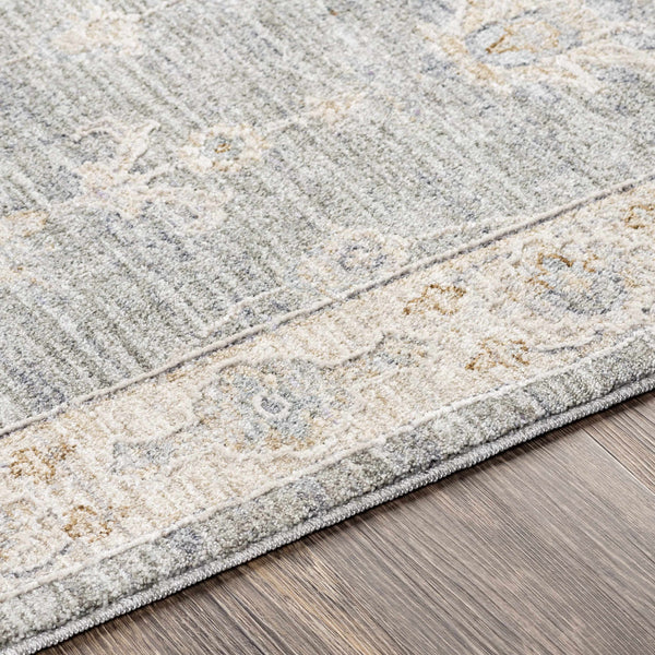 Hauteloom Monterey BTHAY Light Gray Machine Made Polyester Rug