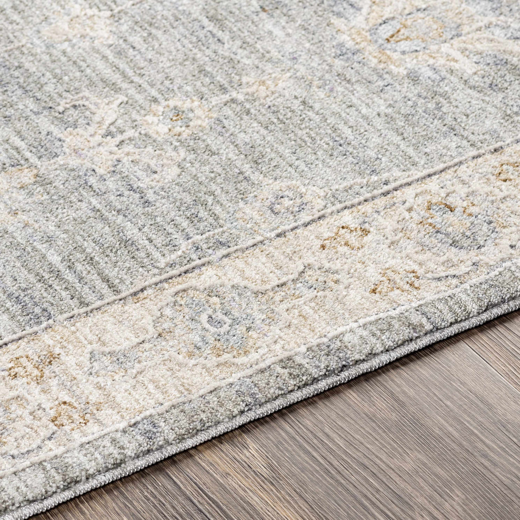 Hauteloom Monterey BTHAY Light Gray Machine Made Polyester Rug