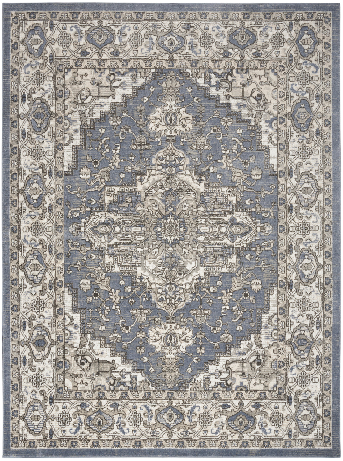 nourison quarry qua05 blue rug
