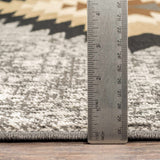Hauteloom Buckhaven BUCKH Charcoal Machine Made Polypropylene Rug