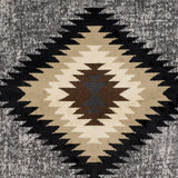 Hauteloom Buckhaven BUCKH Charcoal Machine Made Polypropylene Rug