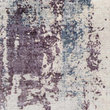 Hauteloom Busia BUSI Dark Purple Machine Made Polyester Rug