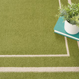 nourison nourison essentials nre02 green ivory rug