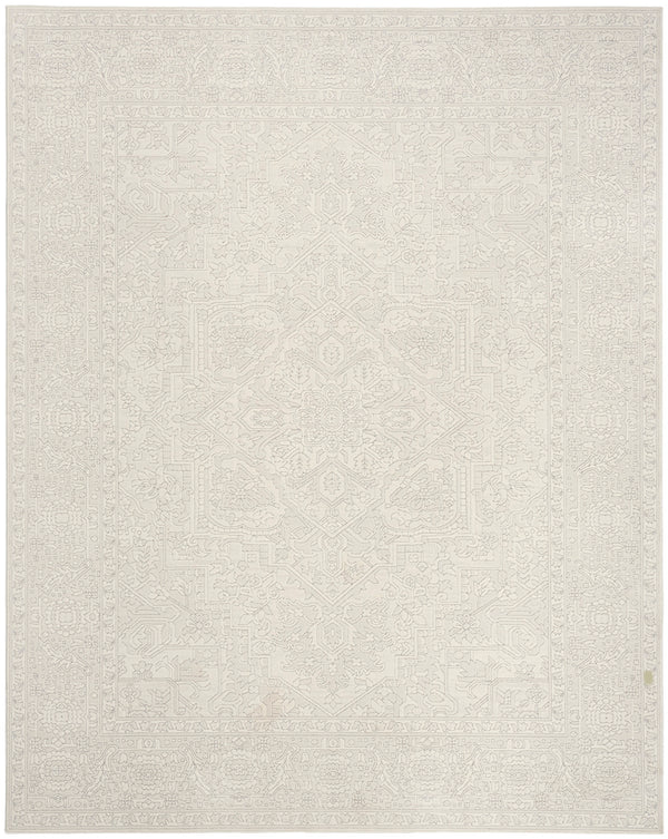nourison grace gce02 ivory light grey rug