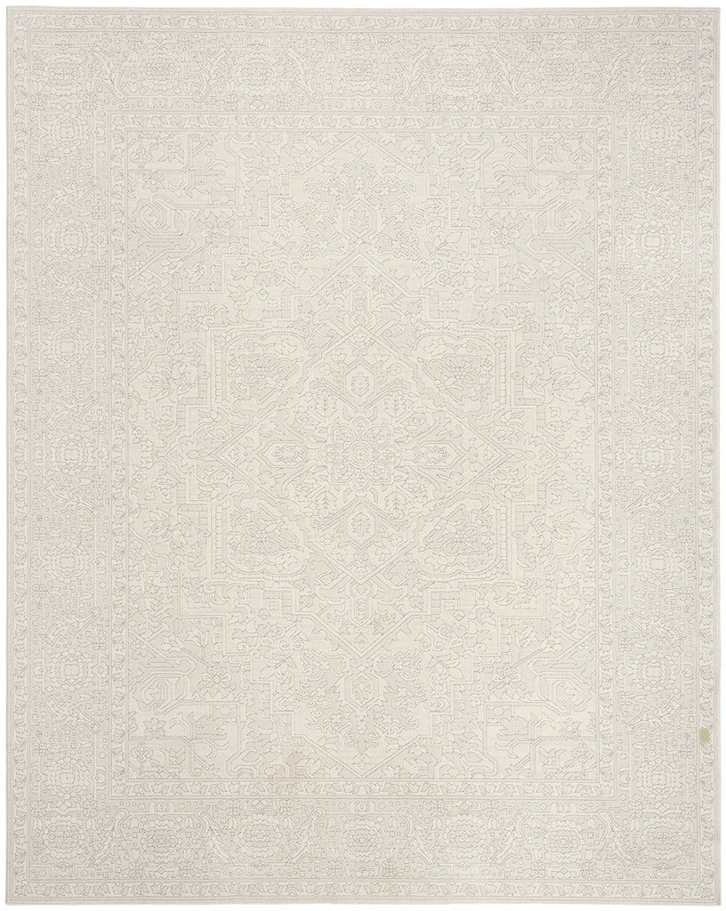 nourison grace gce02 ivory light grey rug