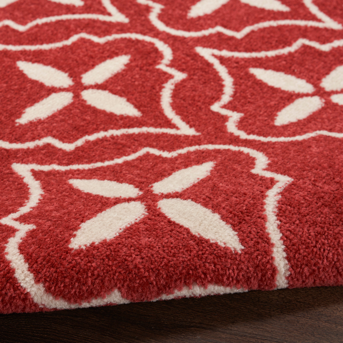 nourison nourison essentials nre04 brick ivory rug