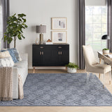 nourison versatile nrv01 denim blue rug