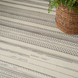 nourison grafix grf41 ivory grey rug