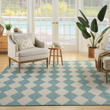 nourison positano pos04 aqua rug